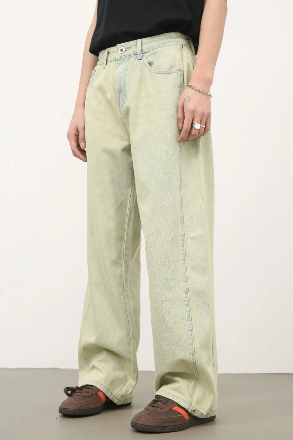 Men's Mid Rise Jeans with Pockets, image 3
