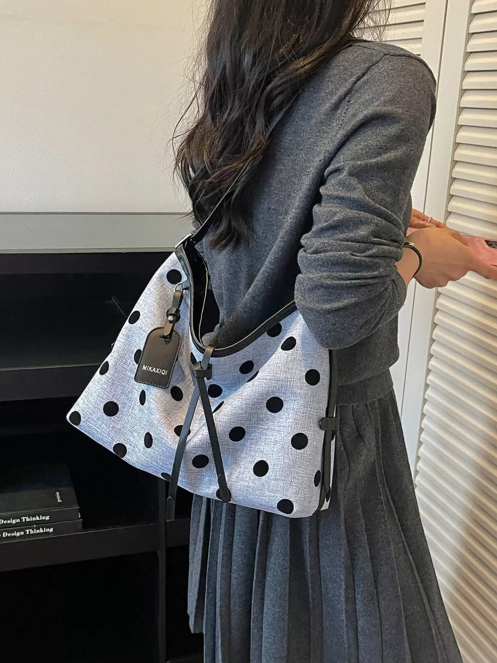 Polka Dot Shoulder Bag, image 4
