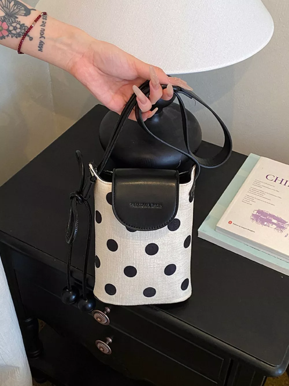 Polka Dot Crossbody Bag, image 7