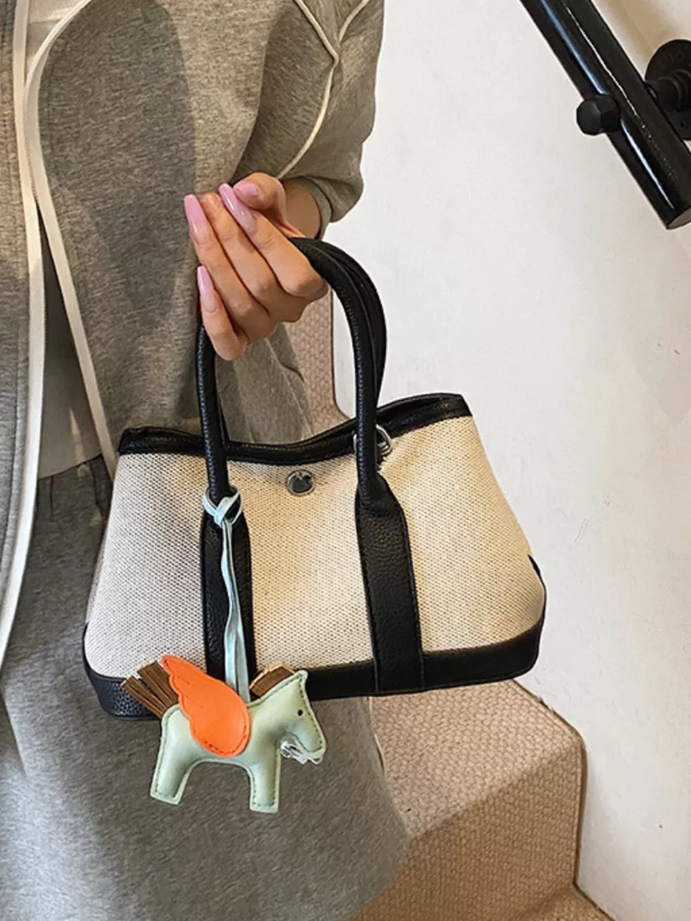 Contrast Crossbody Bag, image 2