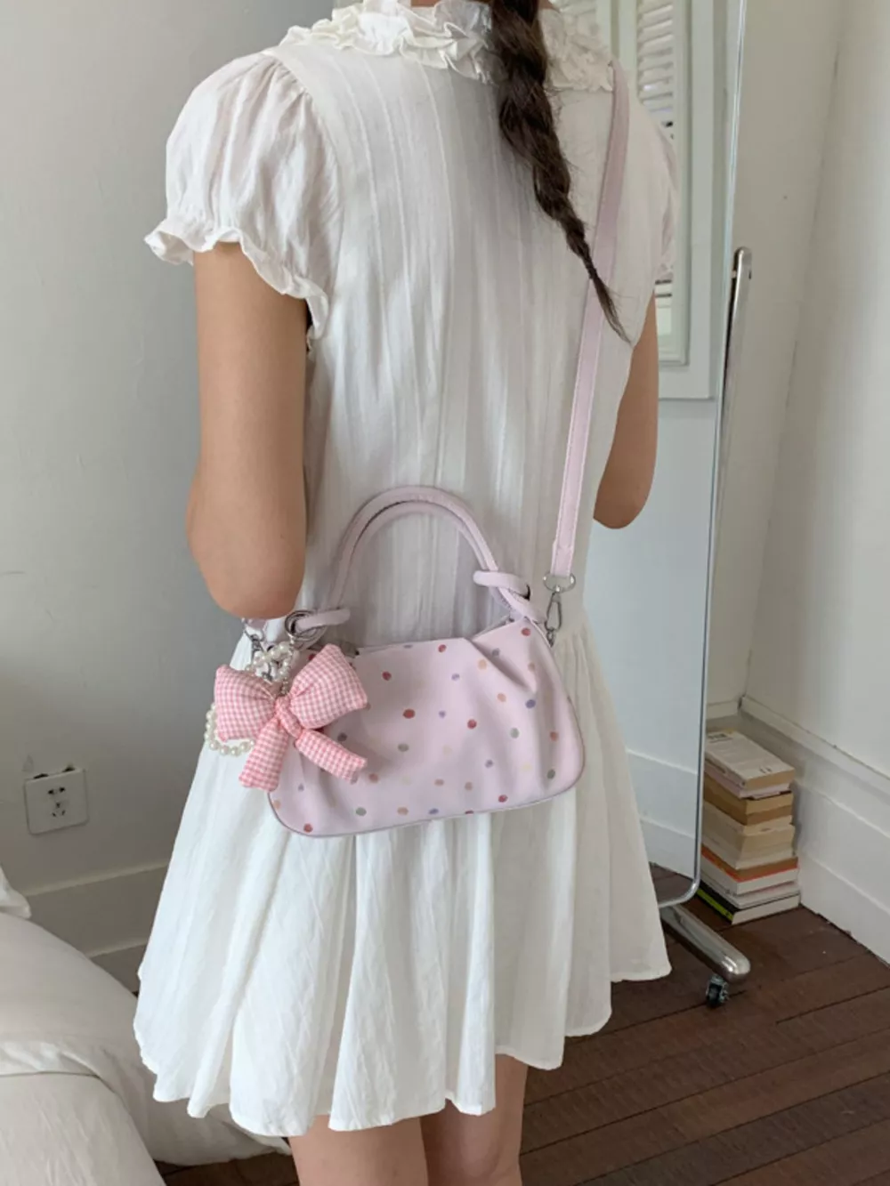 Polka Dot Crossbody Bag, image 9