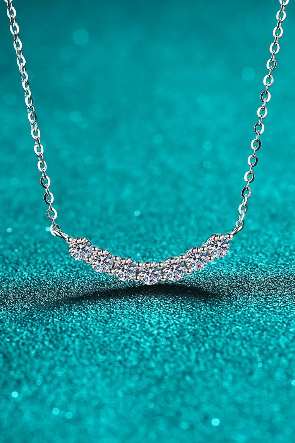 1.4 Carat Moissanite 925 Sterling Silver Necklace, image 3