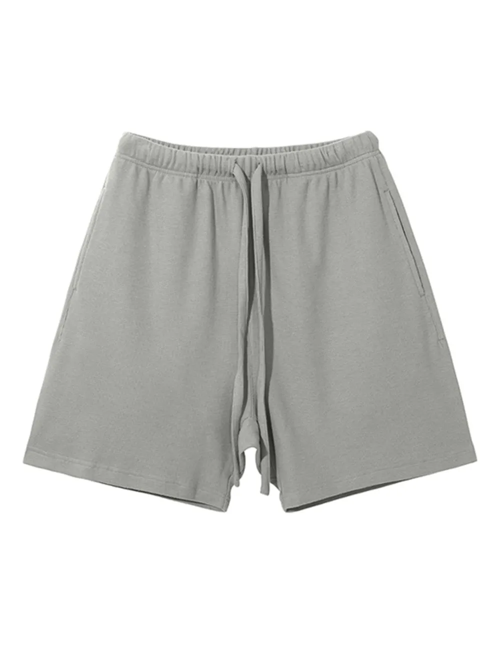 Men's Drawstring Waffle Shorts with Pockets, image 16