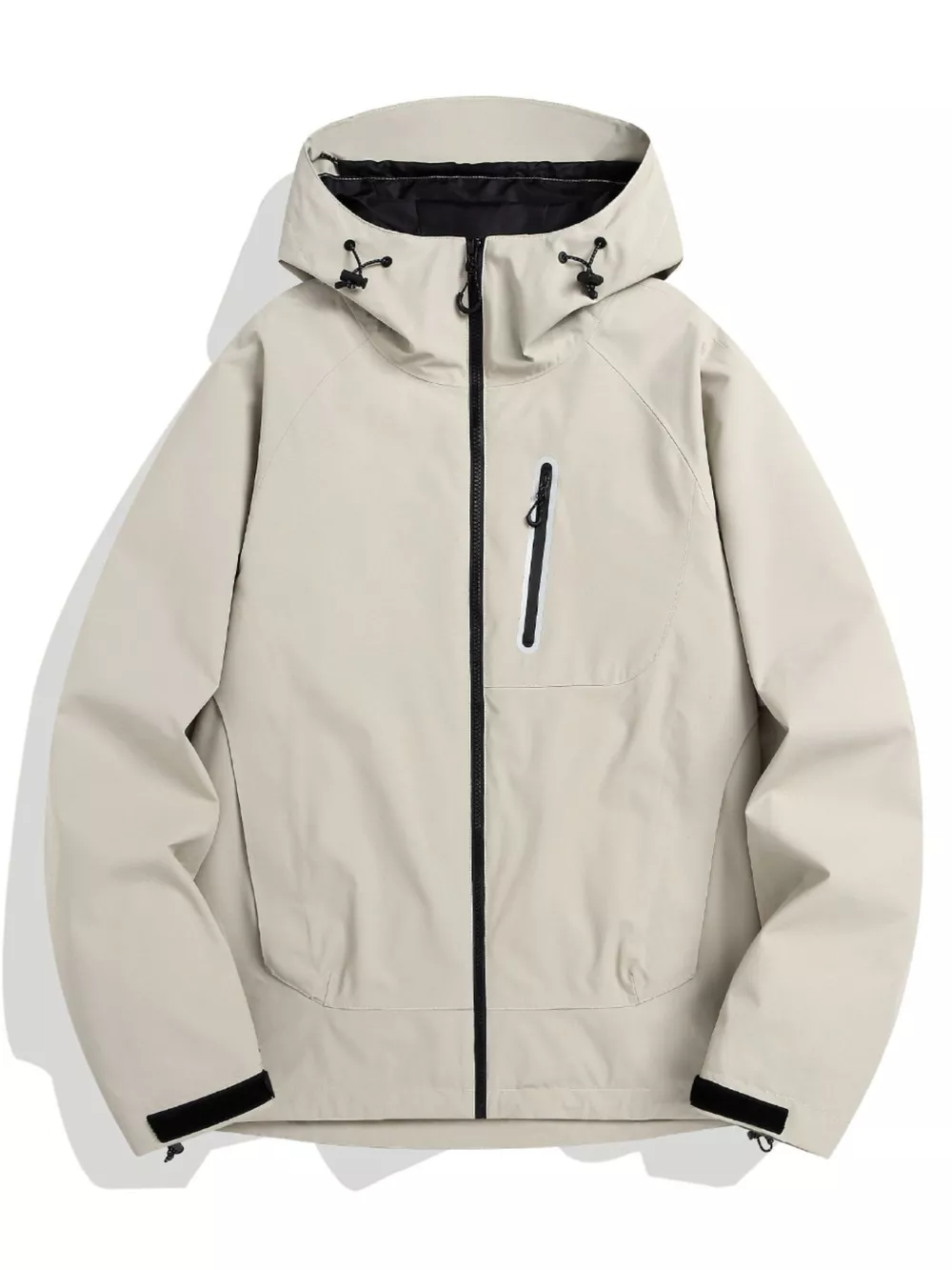 Men's Plus Size Lightweight Zip Up Jacket, image 3