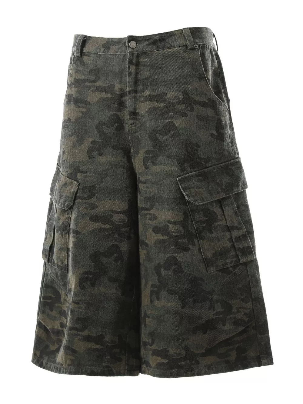 Men's Camouflage Cargo Capris, image 2