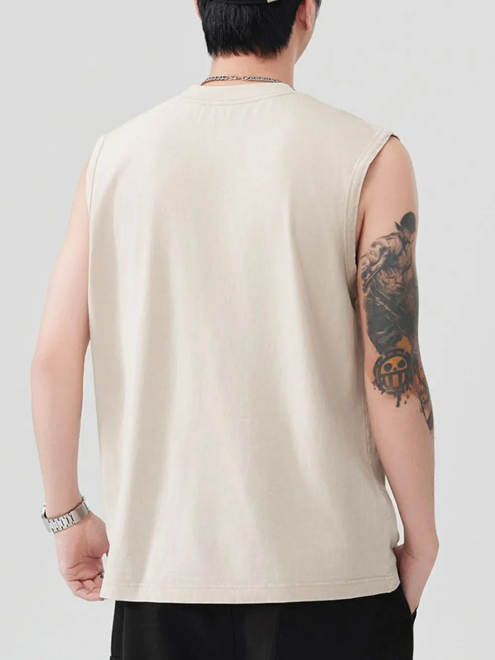 Men's Spider Round Neck Tank, image 3