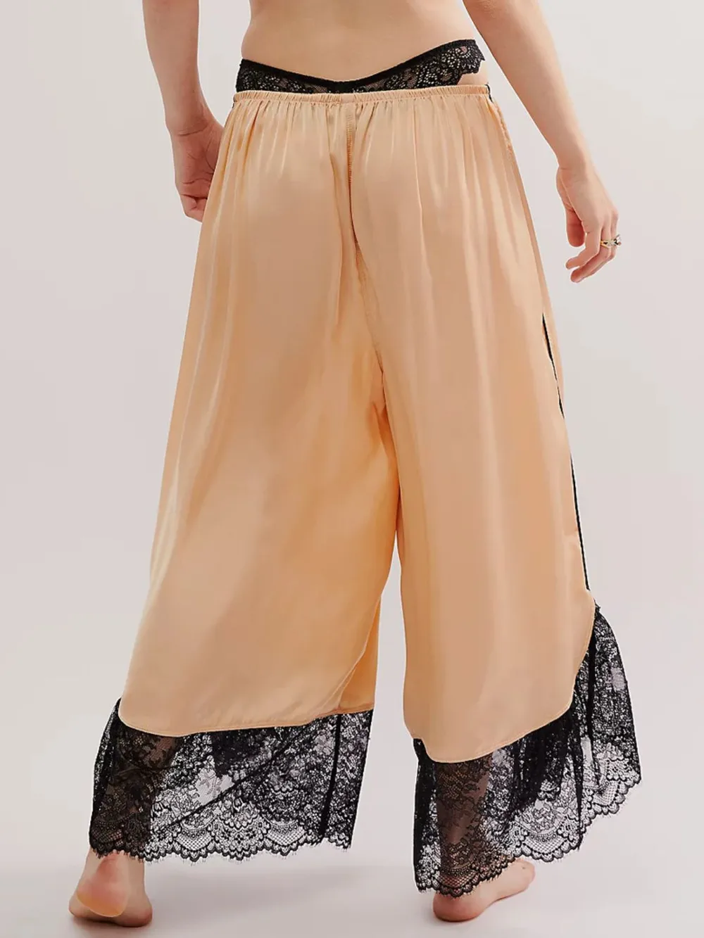 Lace Detail Wide Leg Pants, image 10