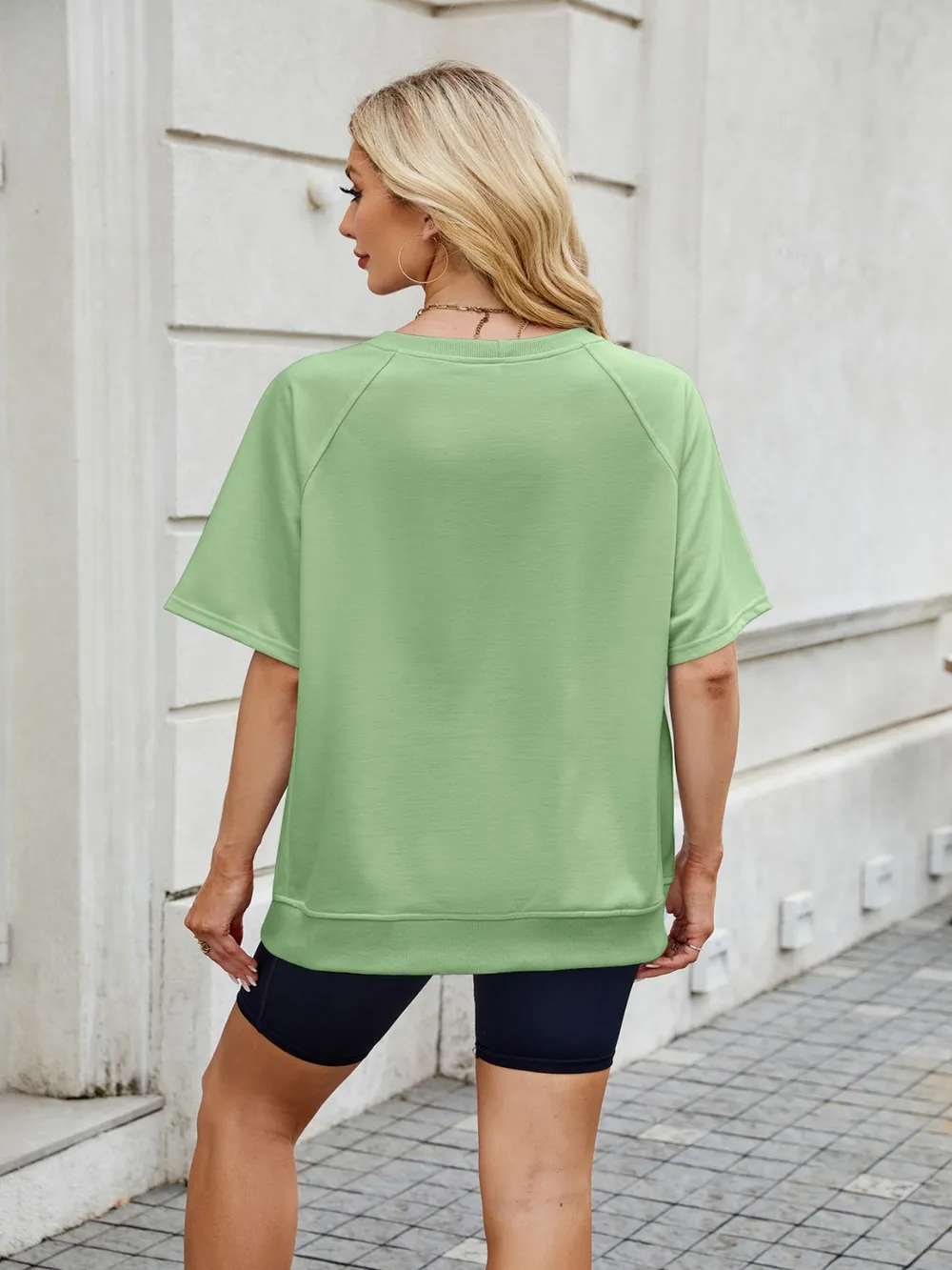 Round Neck Short Sleeve T-Shirt, image 5
