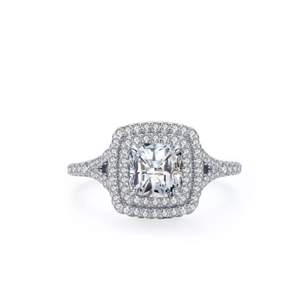 5 Carat Moissanite 925 Sterling Silver Ring, image 4