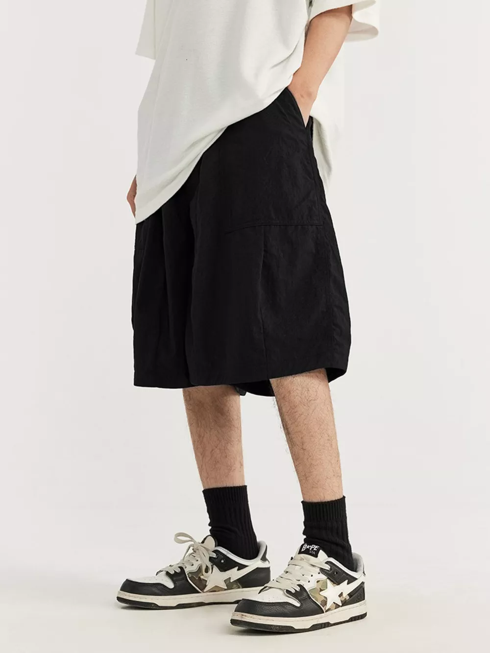 Men's Loose-Fit Drawstring Shorts, image 3