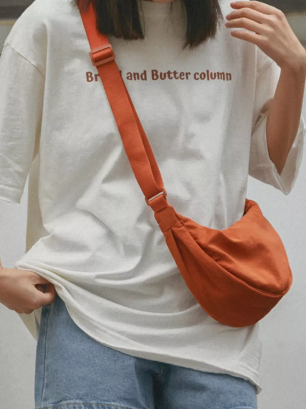 Casual Lightweight Crescent Crossbody Bag, image 7