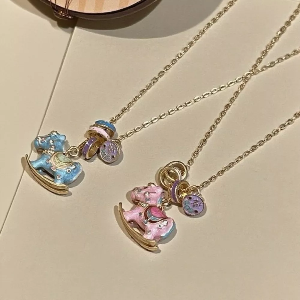 Rocking Horse Pendant Necklace, image 2