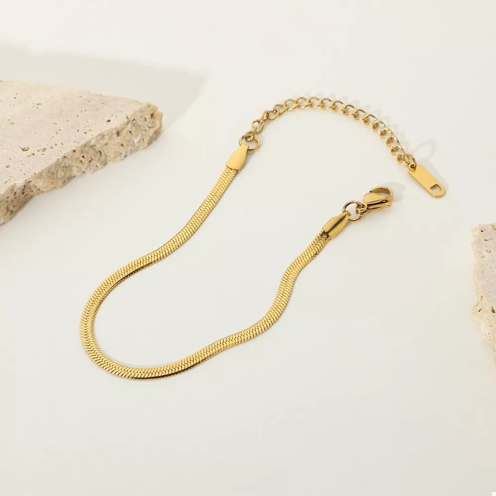 Stainless Steel Minimalist Chain Bracelet, image 6