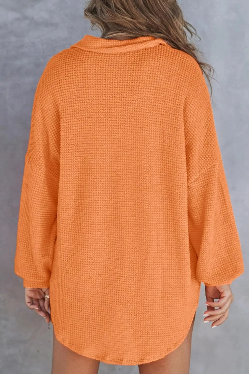 Half Button Long Sleeve Sweatshirt, image 9
