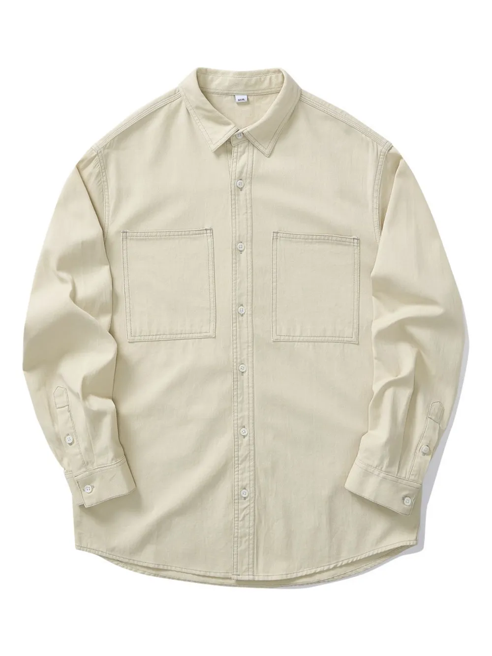 Men's Plus Size Button Up Long Sleeve Shirt