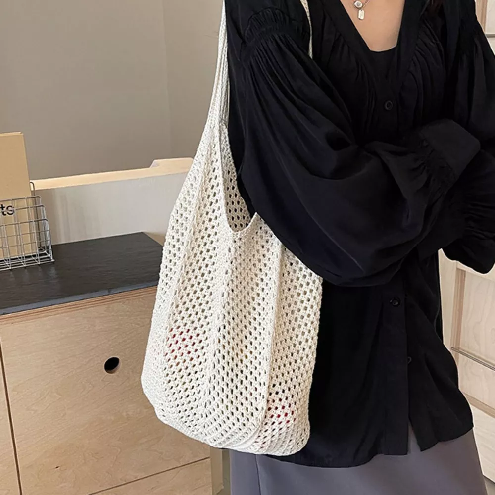 Crochet Knit Shoulder Bag