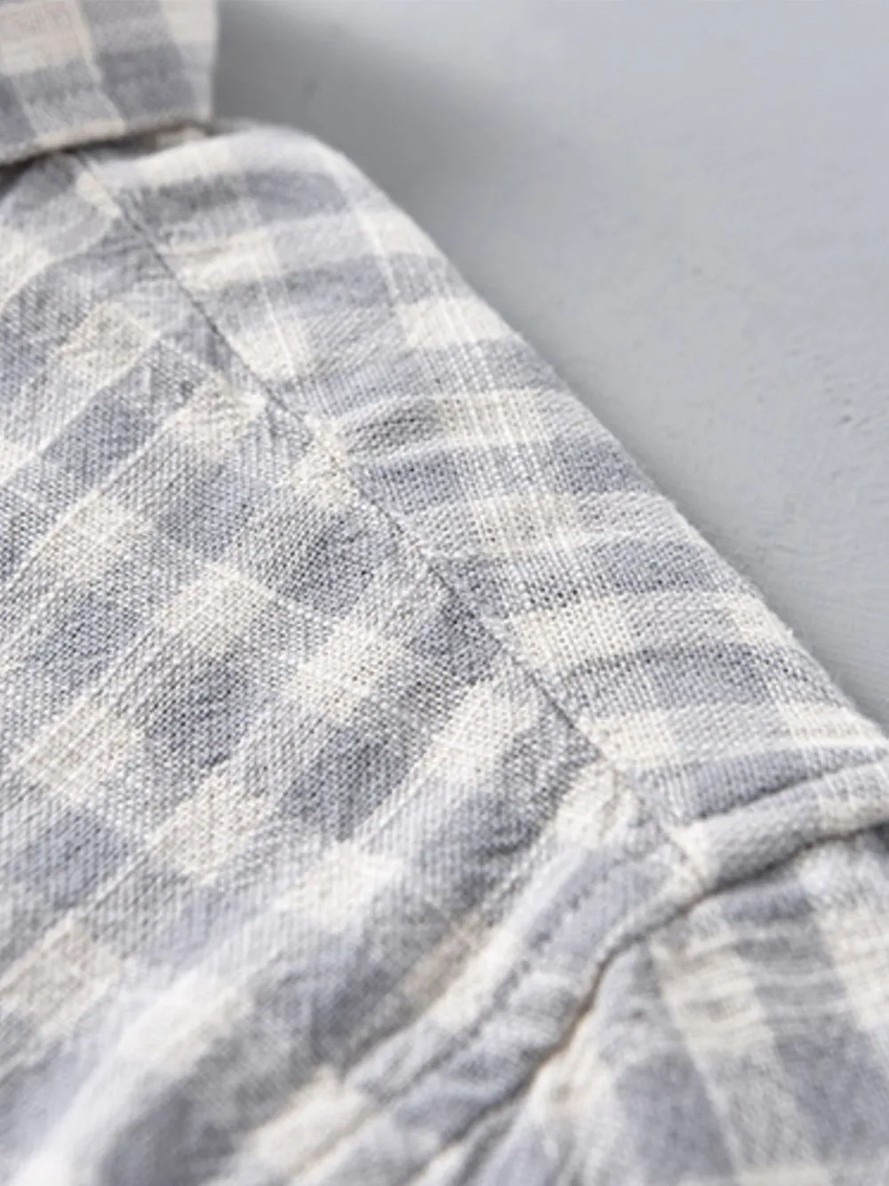 Men's Plus Size Plaid Button Up Long Sleeve Shirt, image 11