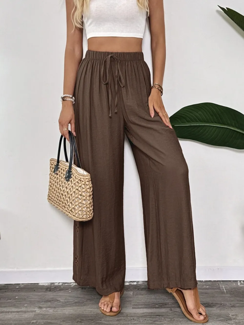 Casual Wide Leg Pants, image 8