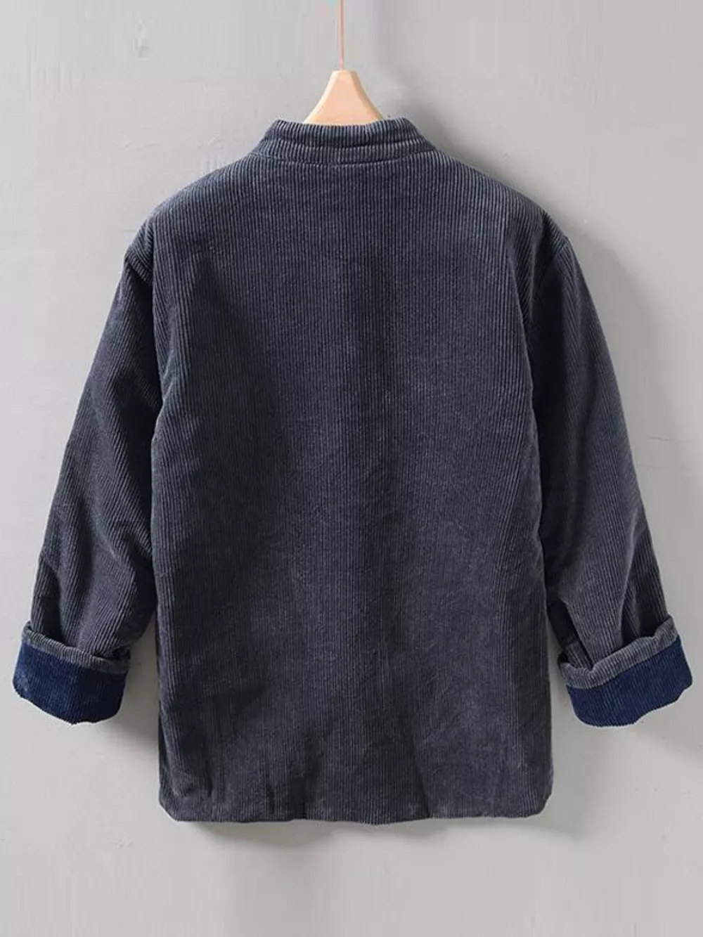Men's Button Front Long Sleeve Jacket, image 3