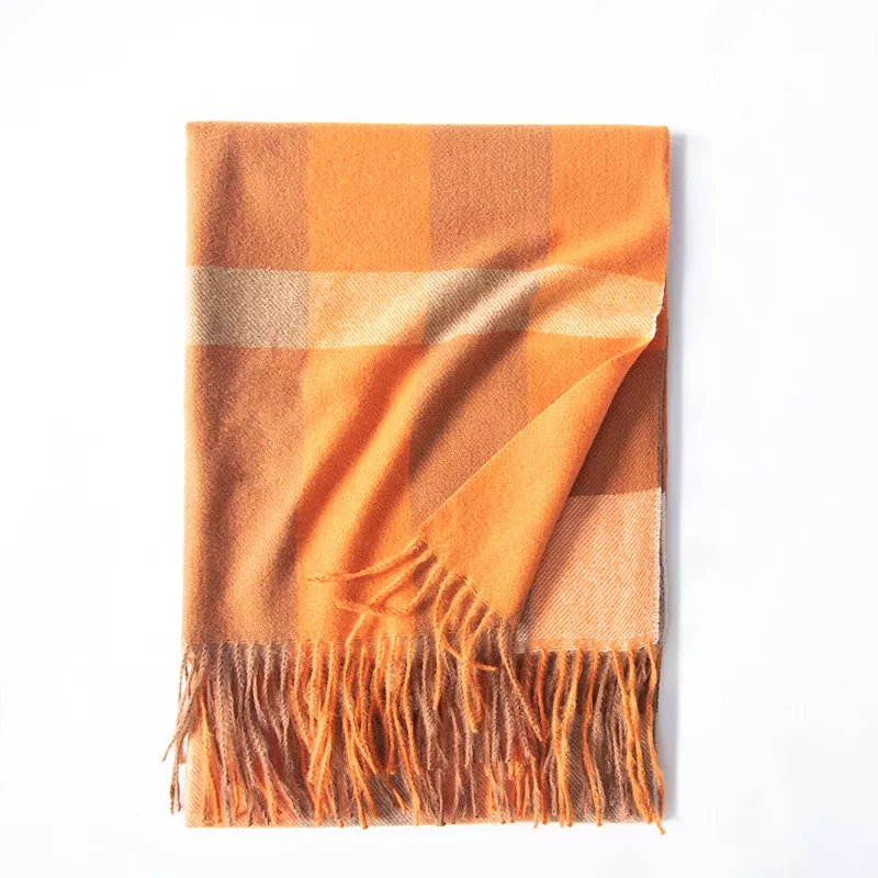 Plaid Tassel Scarf, image 3