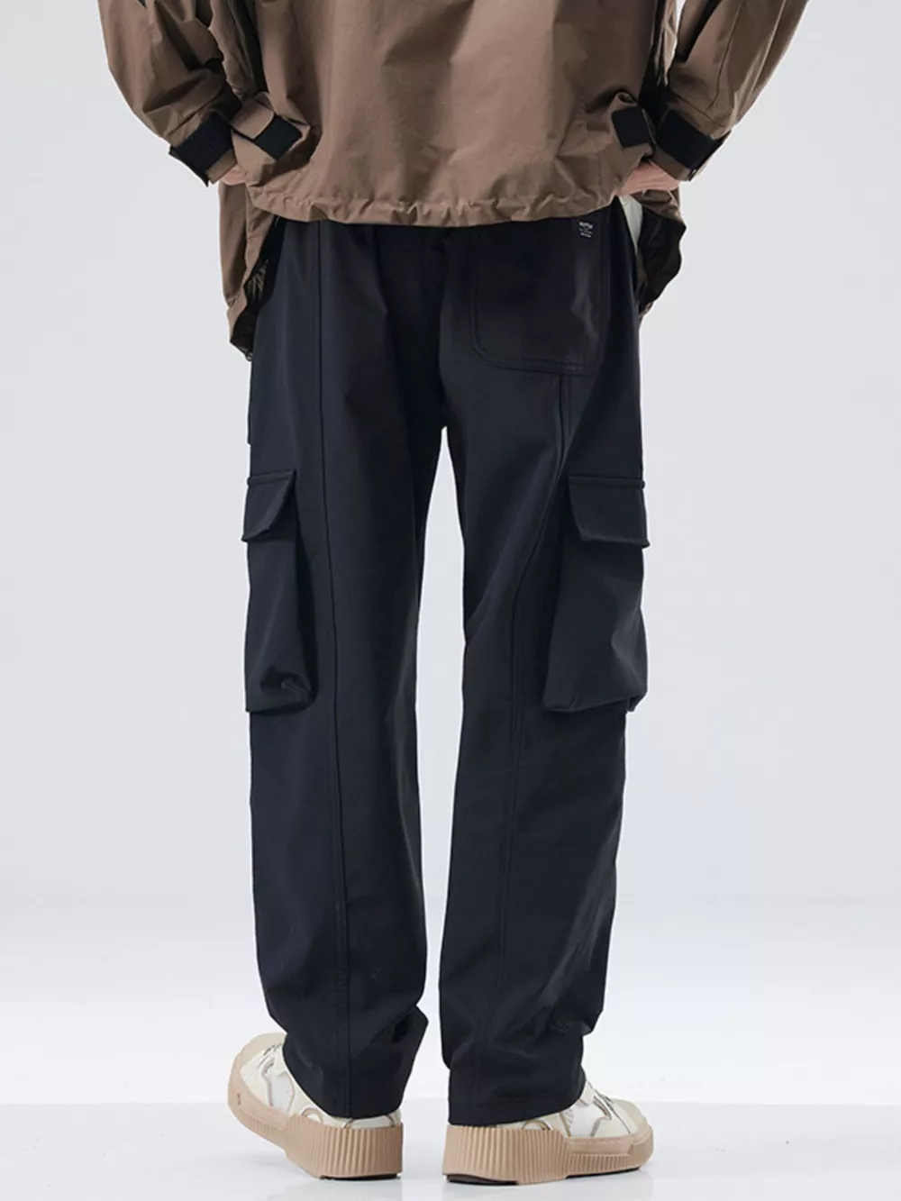 Men's Full Size Drawstring Wide Leg Pants Plus Size, image 6