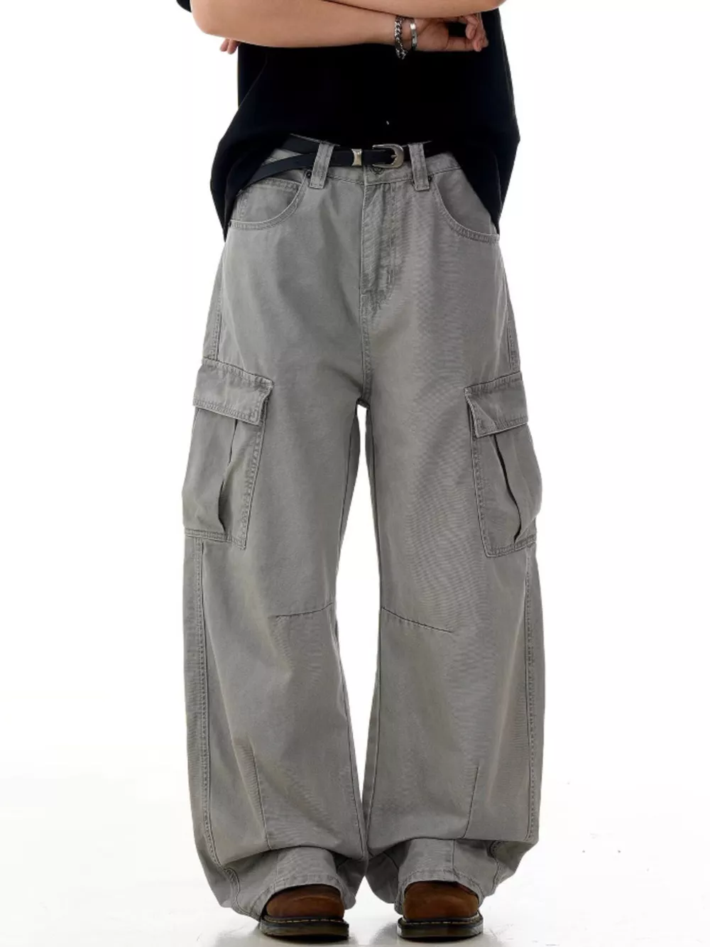 Men's Vintage Wide Leg Cargo Pants