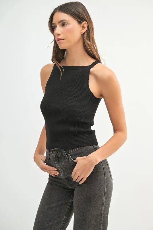 Ribbed Knit Tank, image 3