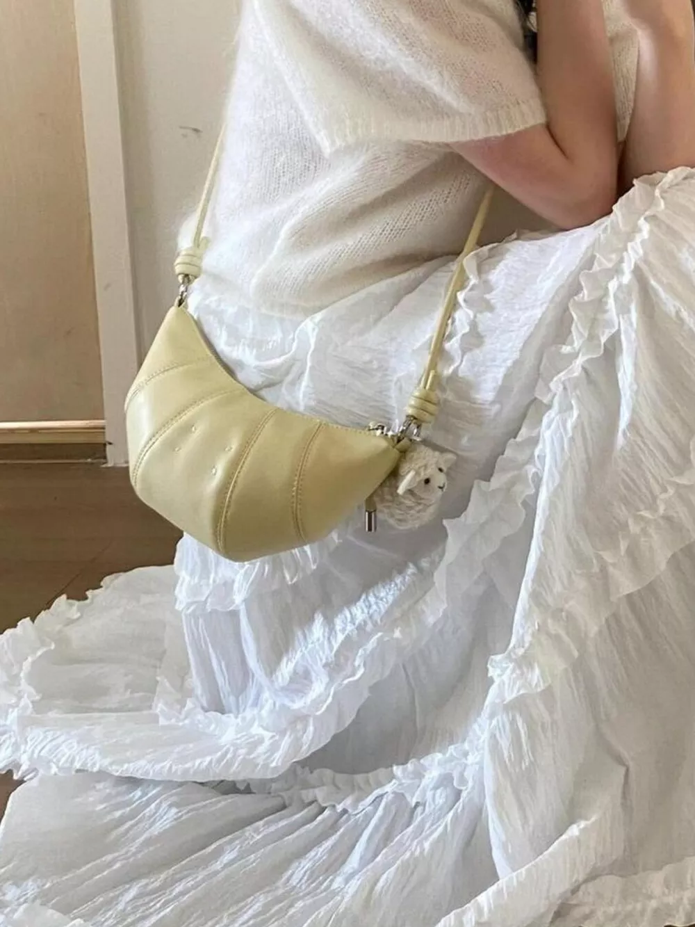 Croissant Shaped Crossbody Bag, image 3