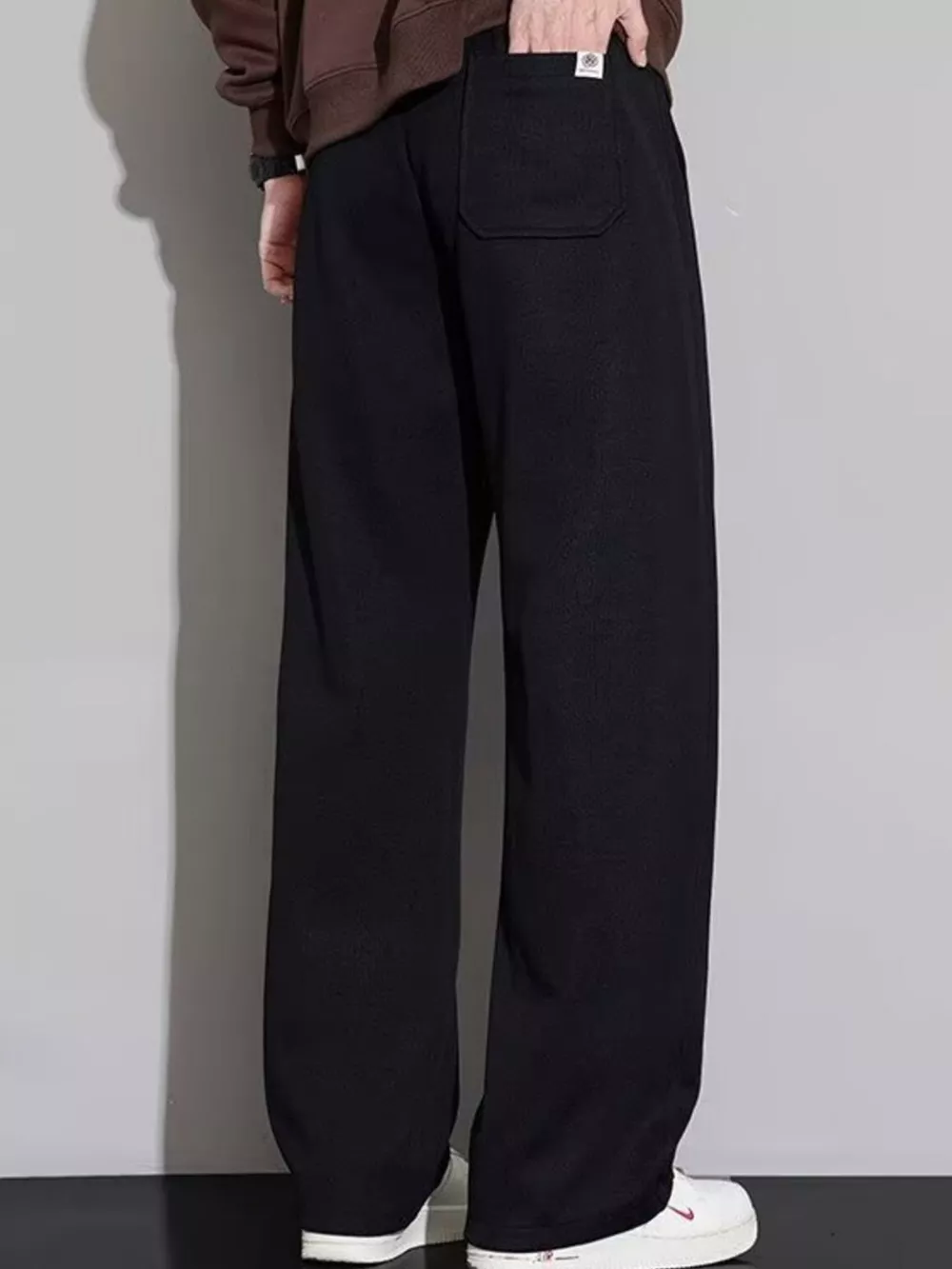 Men's Plus Size Casual Loose Fit Drawstring Pants, image 3
