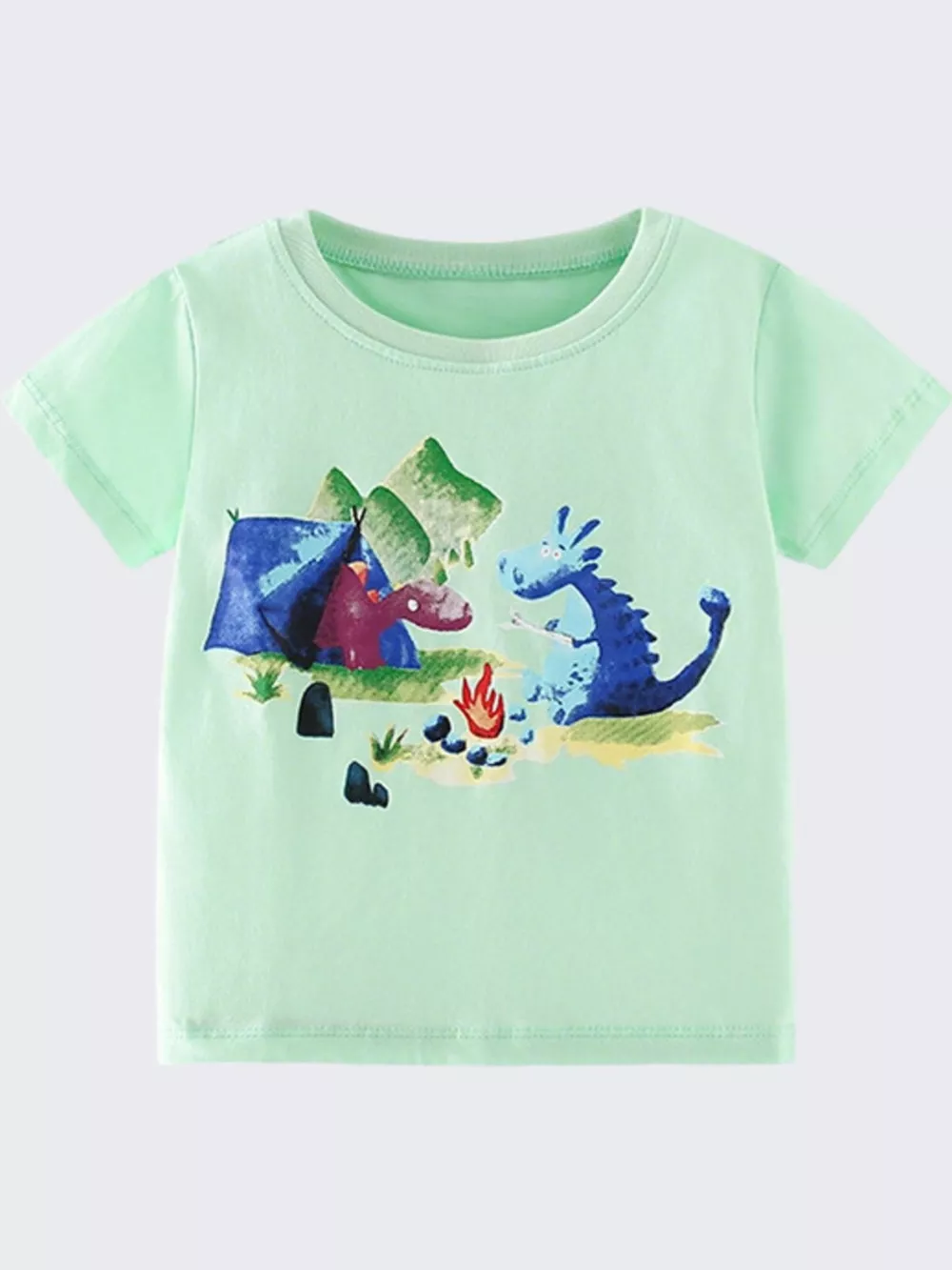 Children's Animal Graphic Short Sleeve T-Shirt, image 3