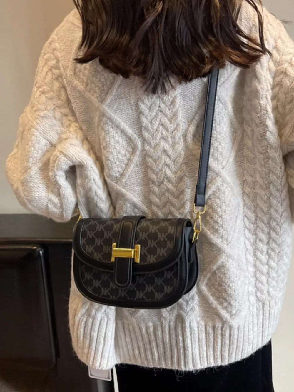 Patterned Flap Crossbody Bag, image 7