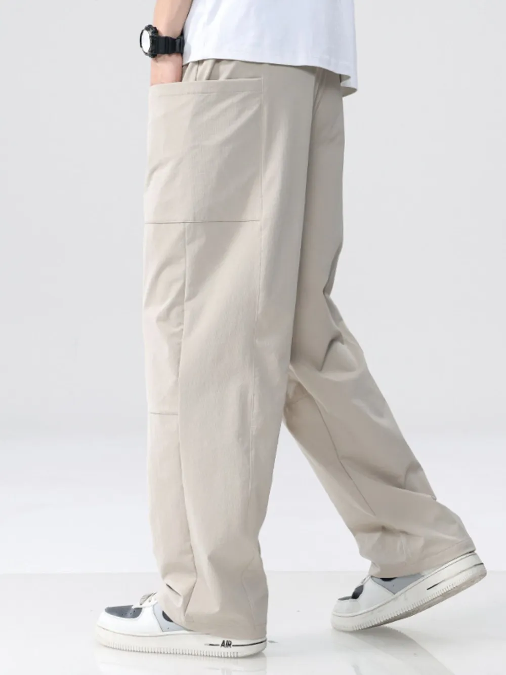 Men's Plus Size Wide Leg Pants, image 6