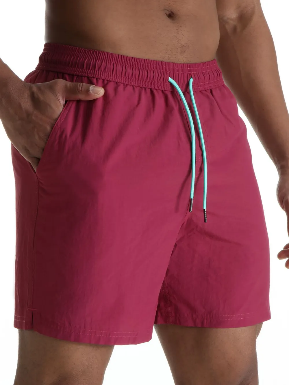 Men's Plus Size Drawstring Shorts with Pockets, image 2