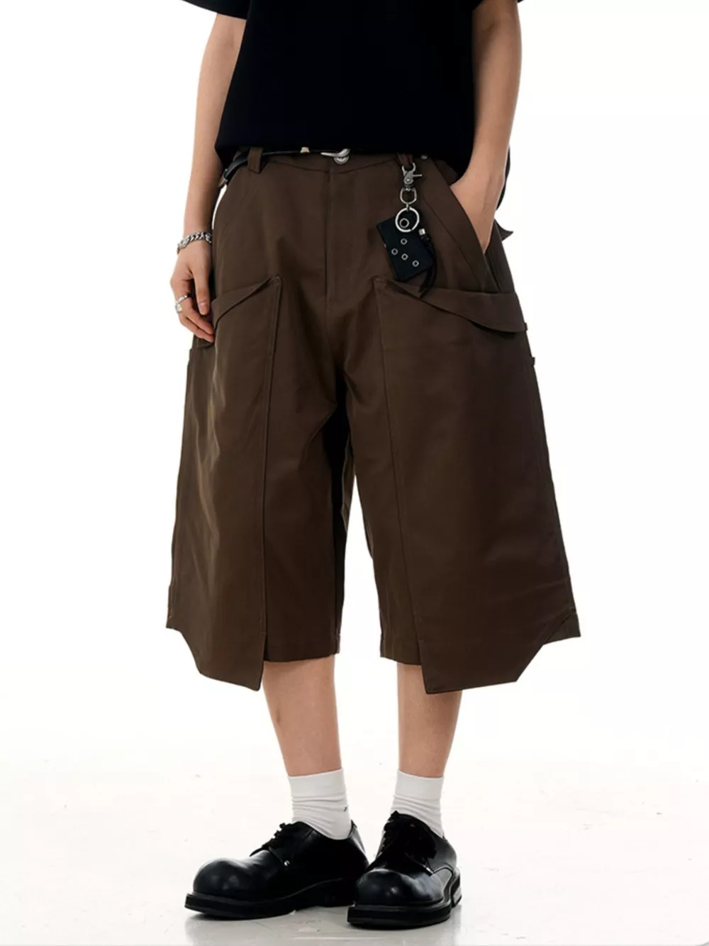 Men's Wide-Leg Cargo Capris