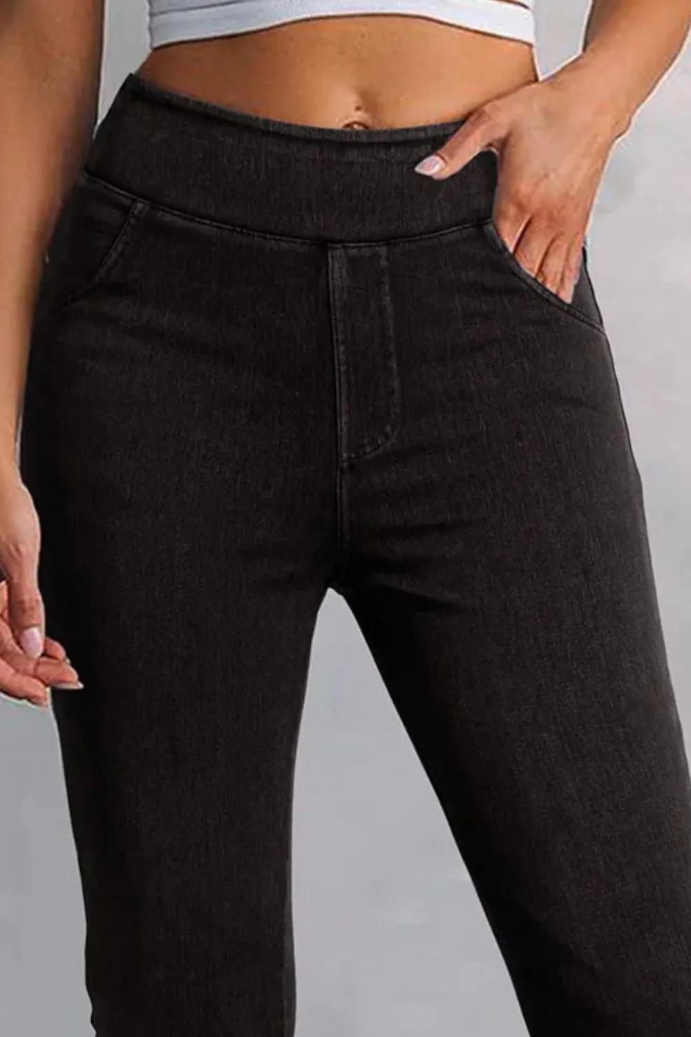 Skinny Jeans with Pockets, image 2