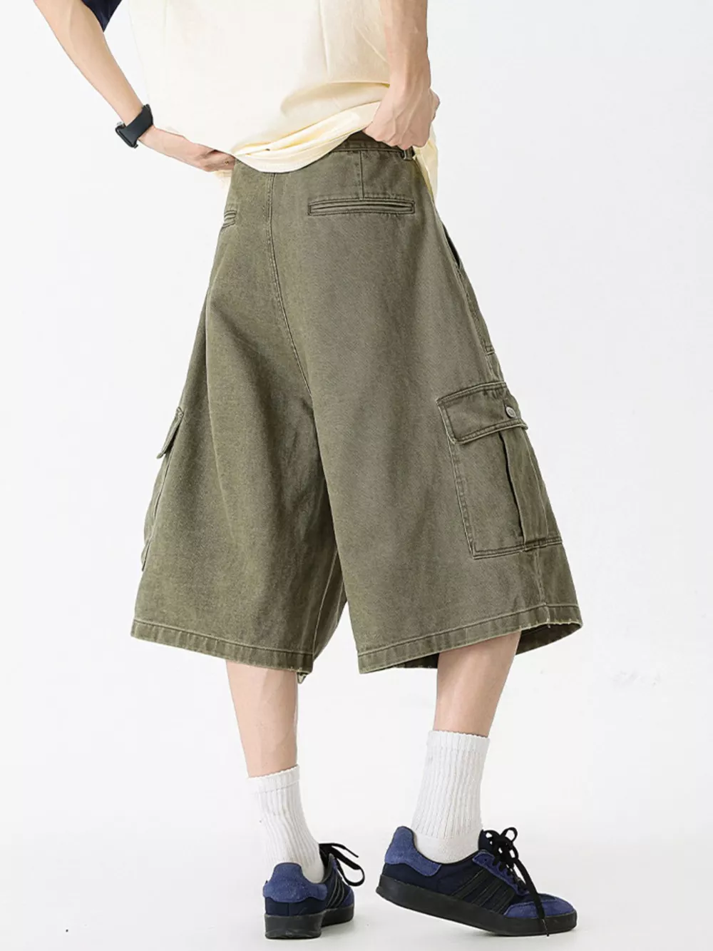 Men's Full Size Loose Fit Cargo Shorts Plus Size, image 9