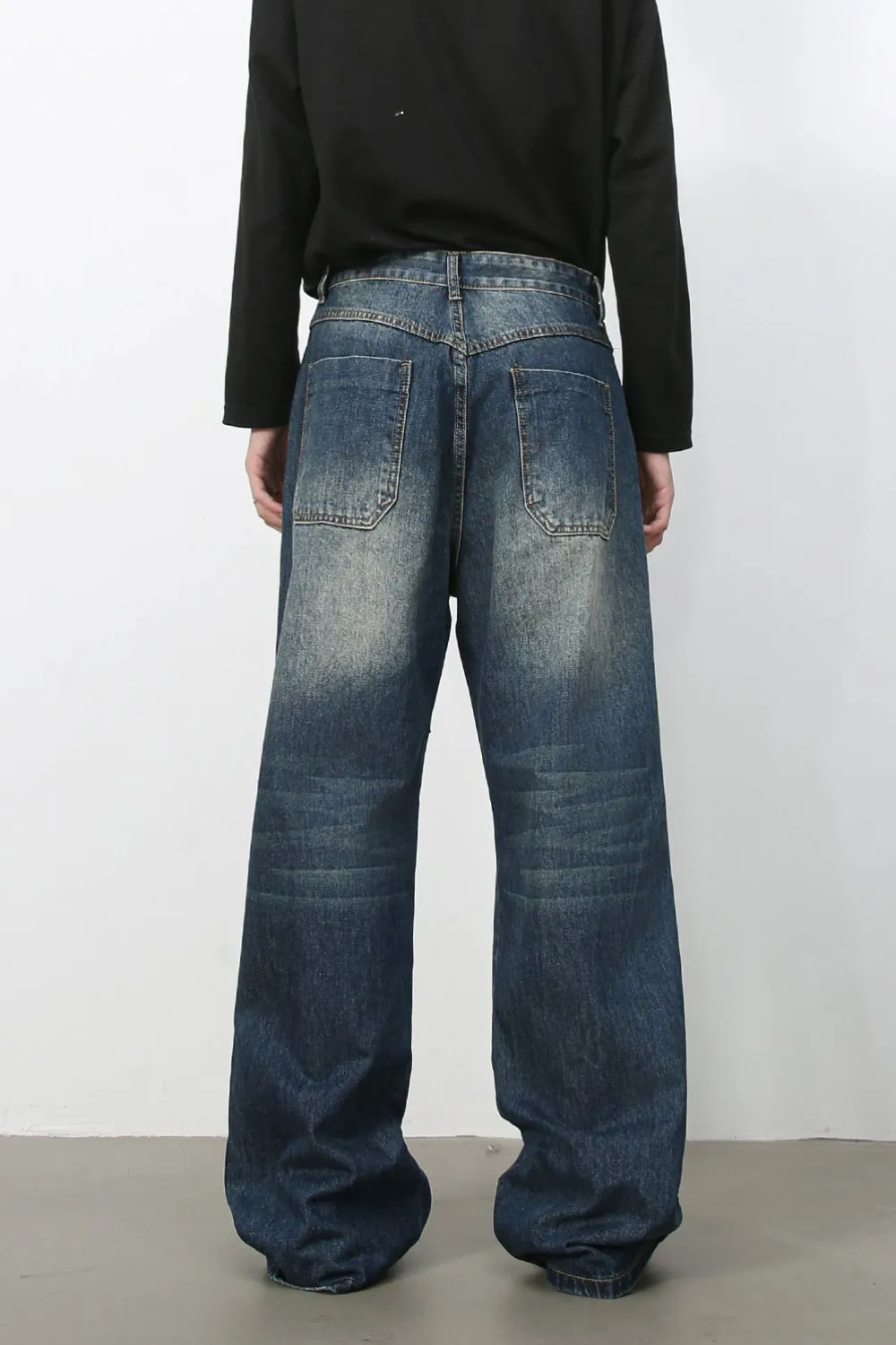 Men's Wide Leg Jeans, image 2