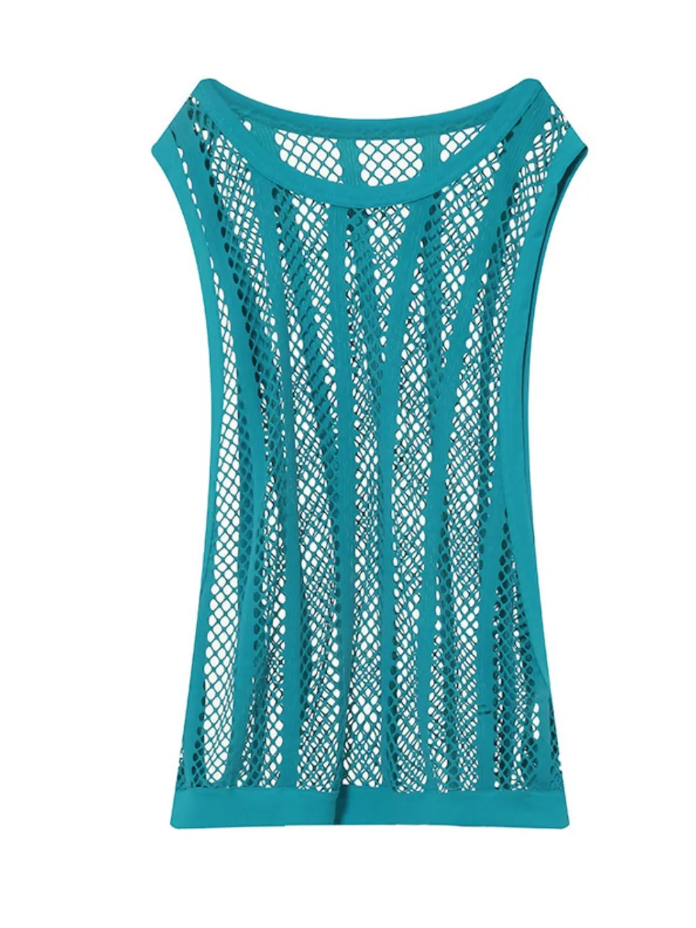 Men's Openwork Round Neck Tank, image 9