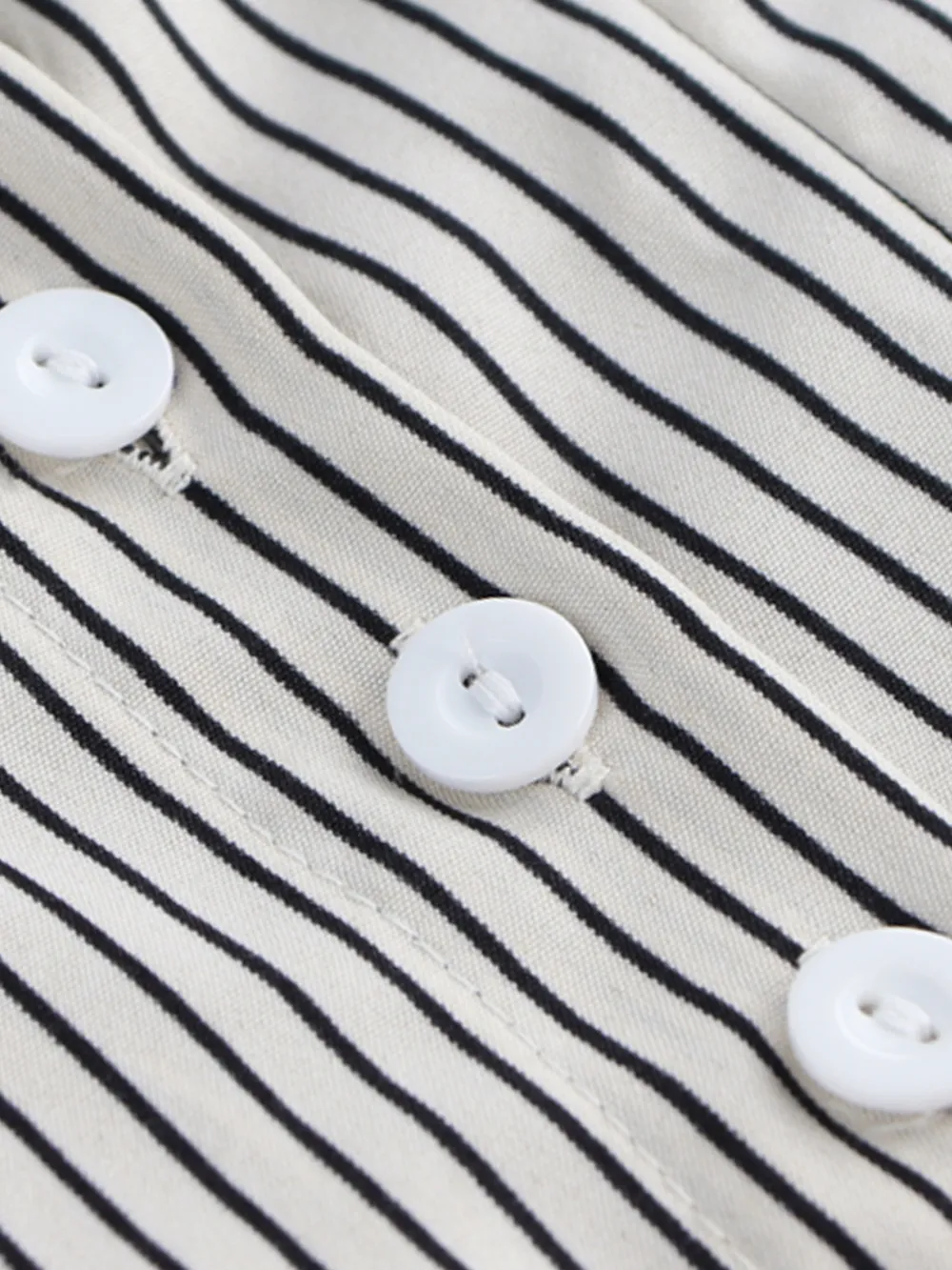 Striped Short Sleeve Button-Up Shirt, image 12