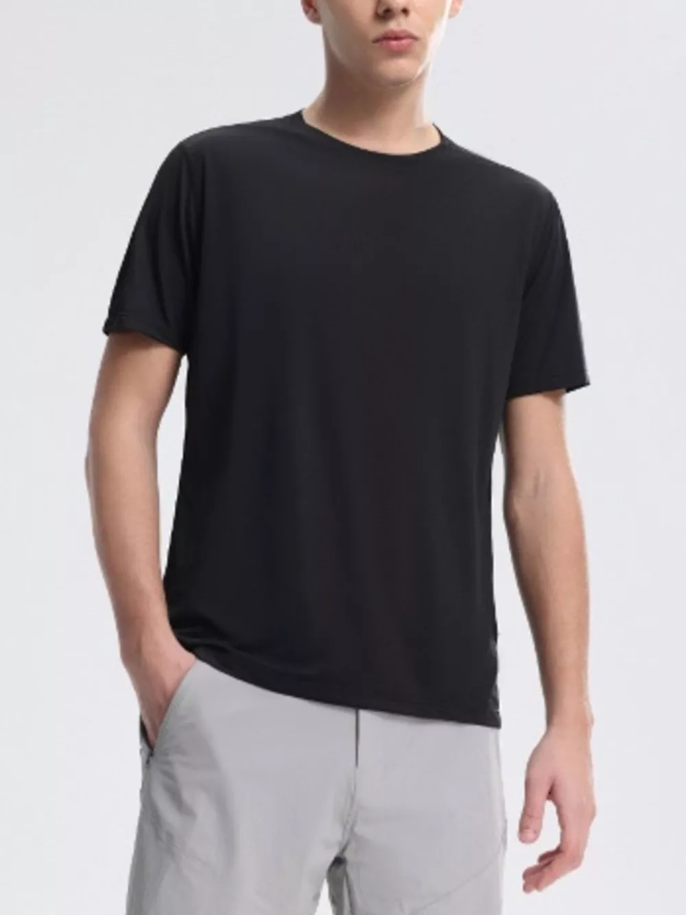 Men's Full Size Lightweight Breathable Short Sleeve T-Shirt Plus Size, image 9