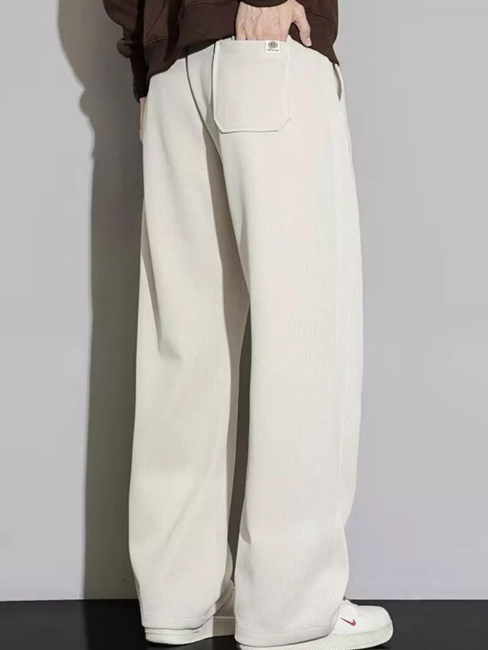 Men's Plus Size Casual Loose Fit Drawstring Pants, image 5