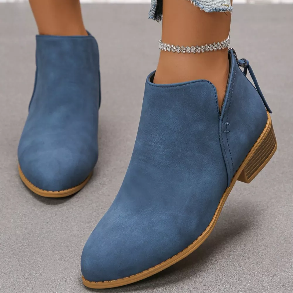 Point Toe Block Heels Boots, image 16