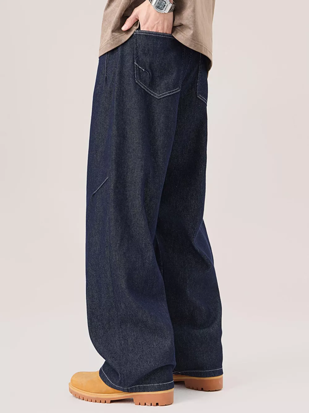 Men's Wide Leg Jeans, image 5