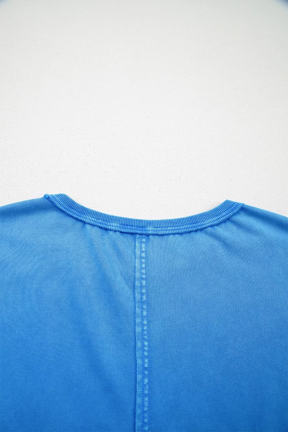 Mineral Wash Star Mesh Patchwork Oversize Tee, image 6