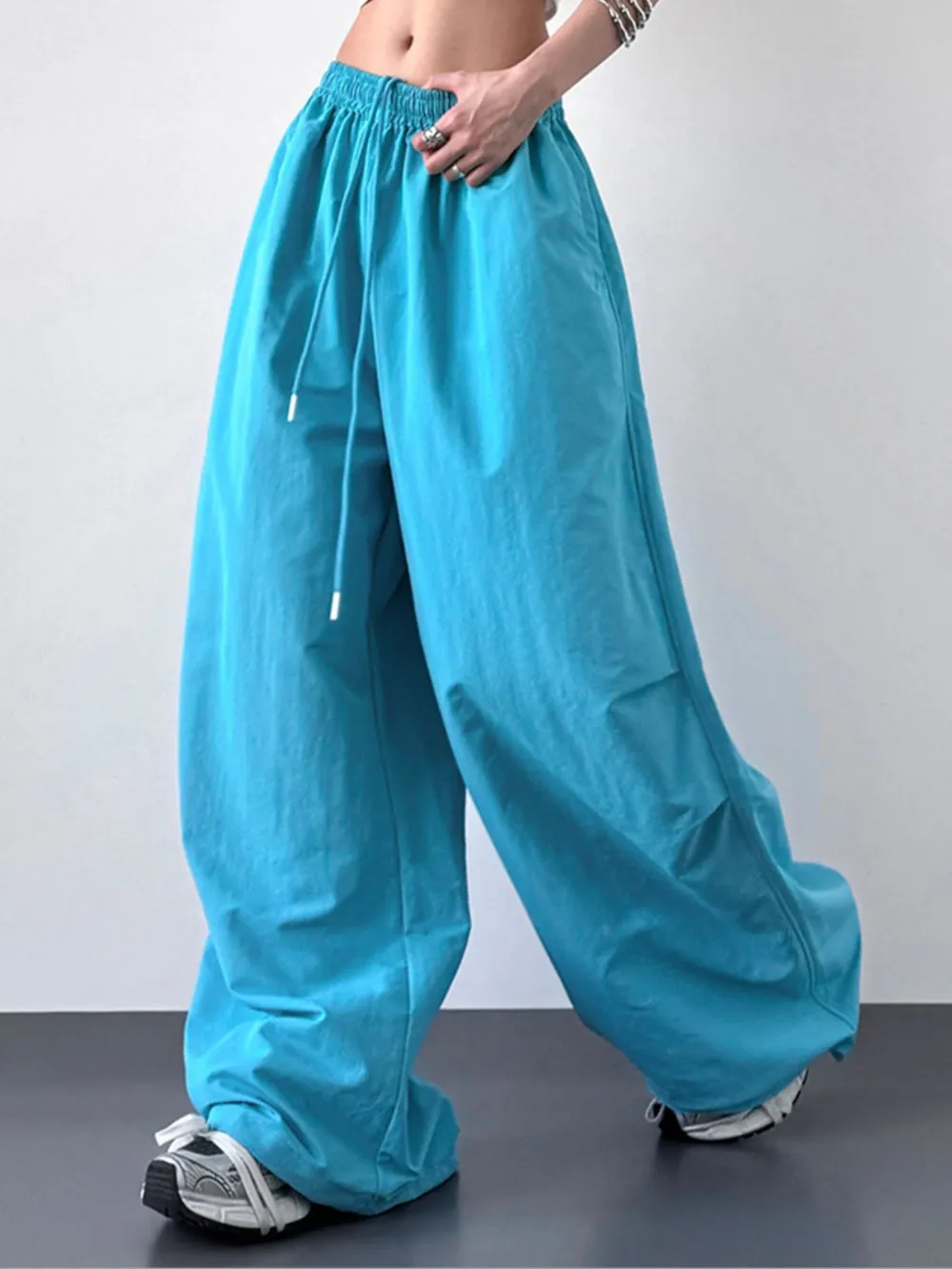 Wide Leg Drawstring Pants, image 10