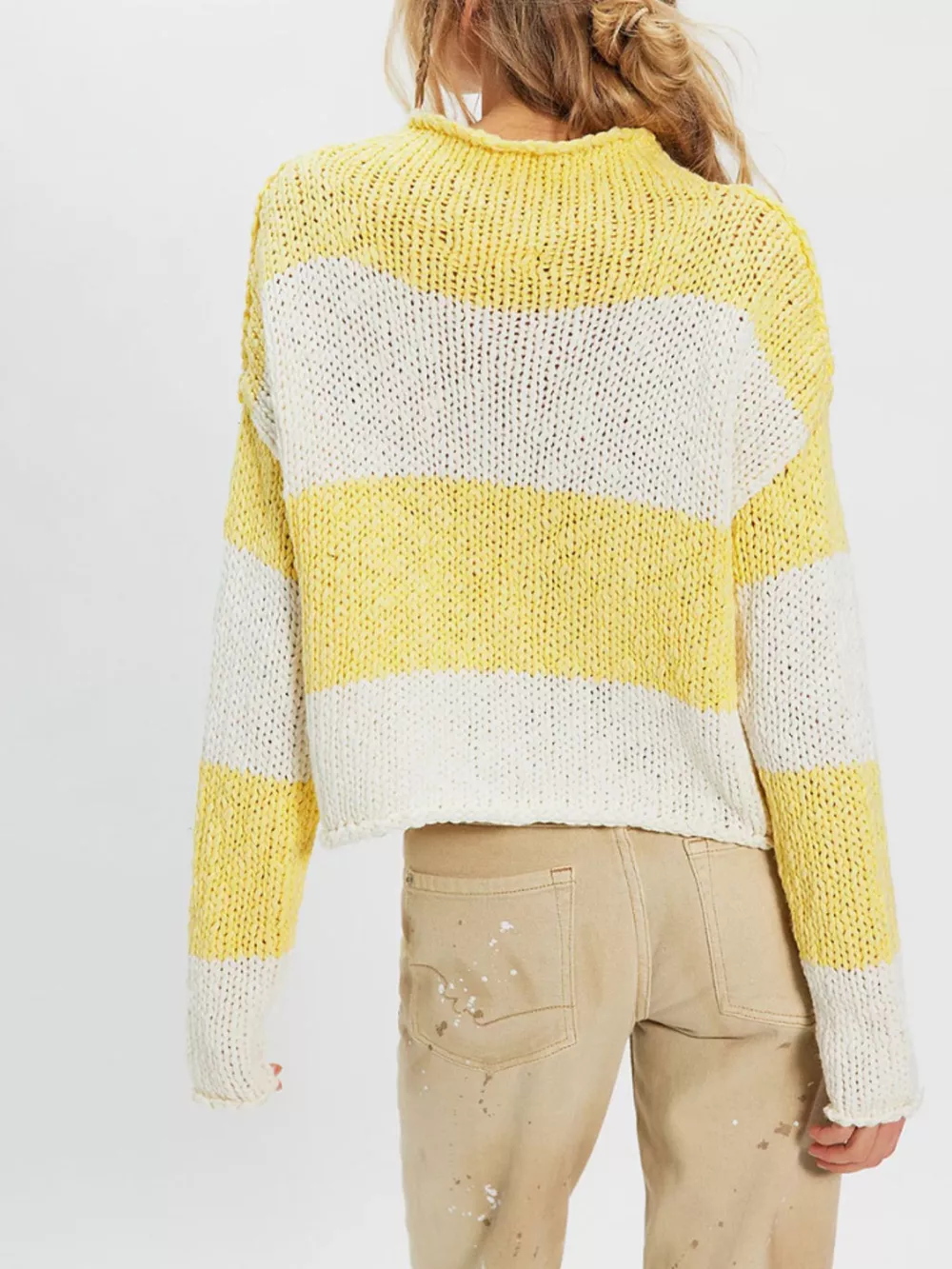 Chunky Knit Striped Sweater, image 10