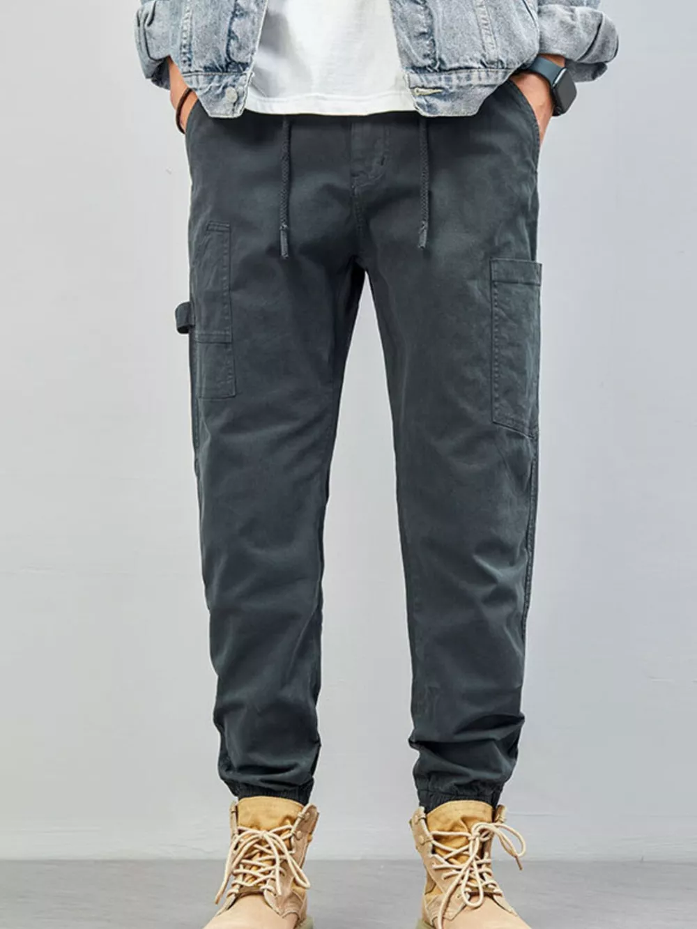 Men's Casual Slim Fit Pants, image 8