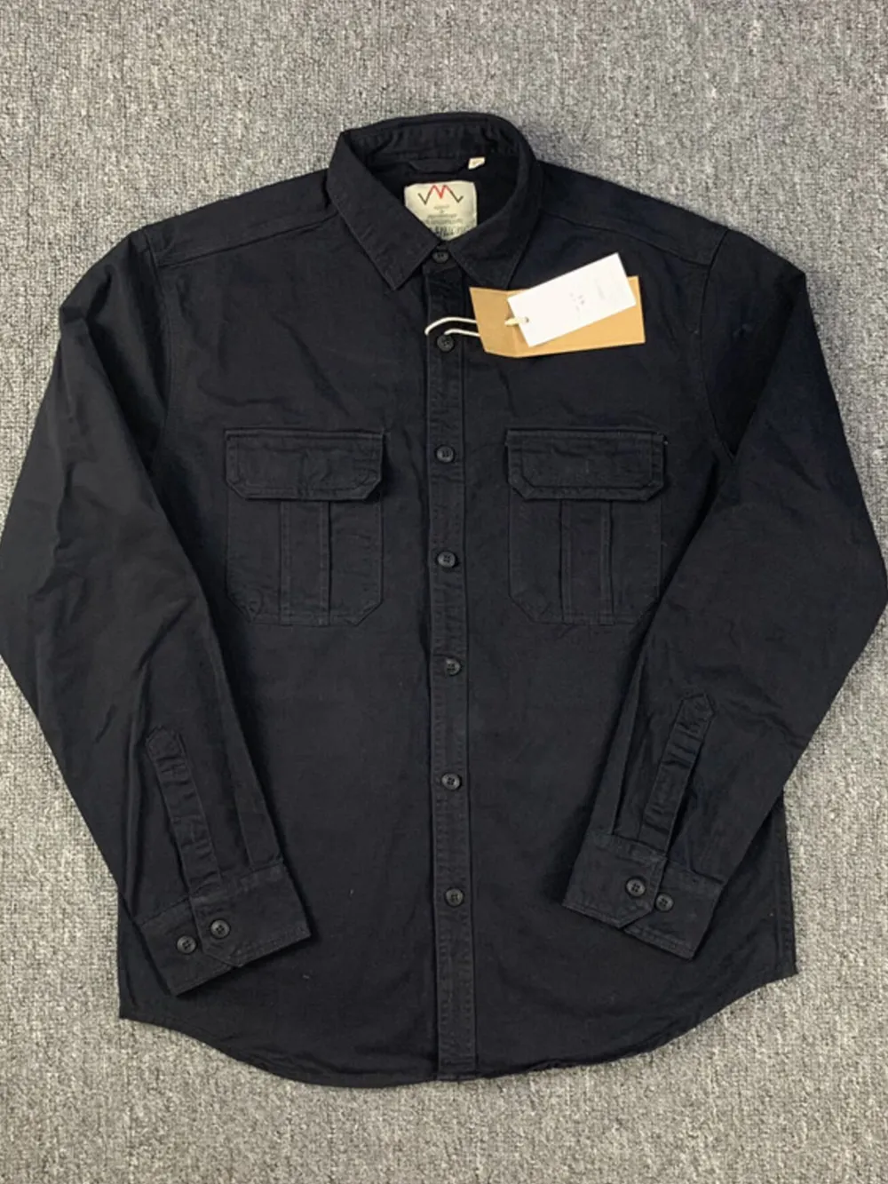 Men's Plus Size Button Up Long Sleeve Shirt, image 5