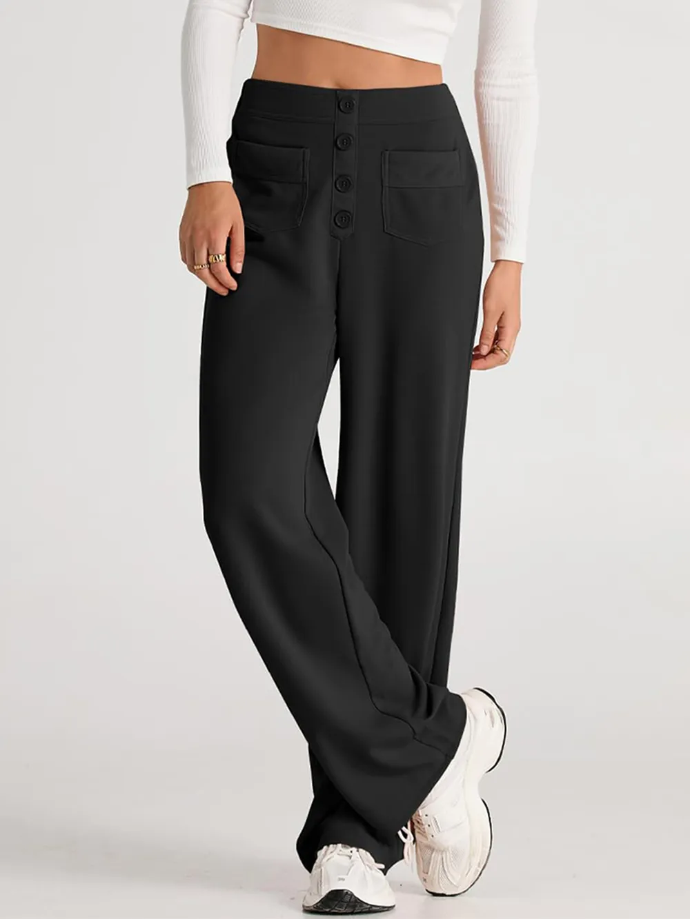 High Waist Wide Leg Pants, image 16