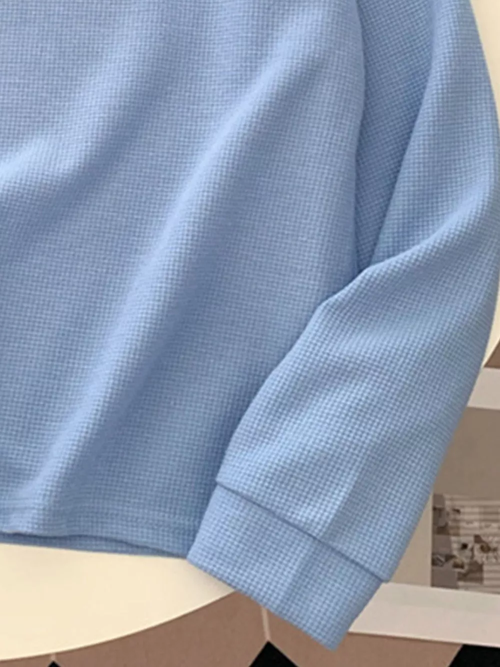 Crew Neck Long Sleeve Sweatshirt, image 3